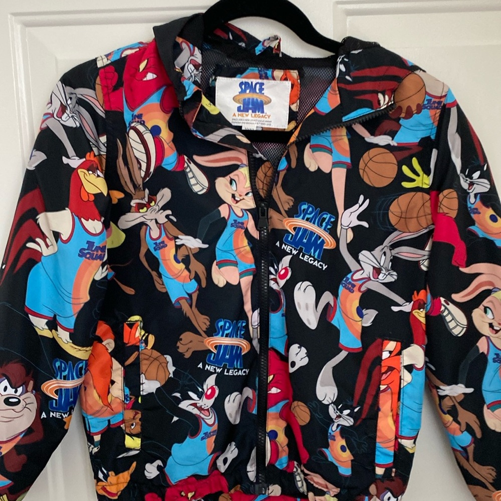 Member’s Only Space Jam A New Legacy Nylon Windbreaker - Size 10/12
